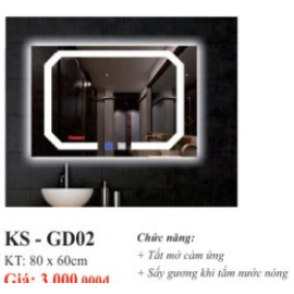GƯƠNG SOI ĐÈN LED CAO CẤP KASSANI KS-GD02
